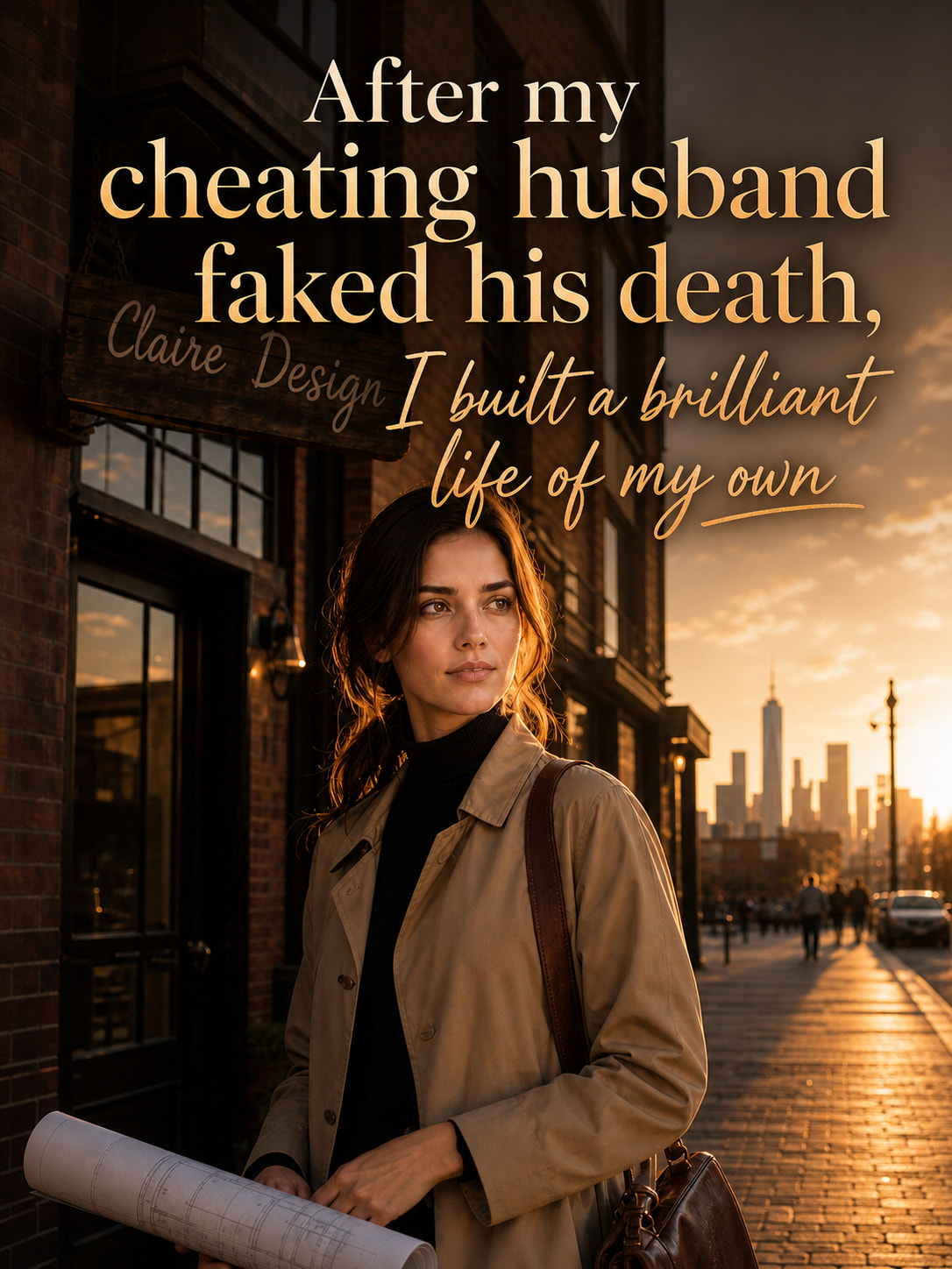 After my cheating husband faked his death, I built a brilliant life of my own