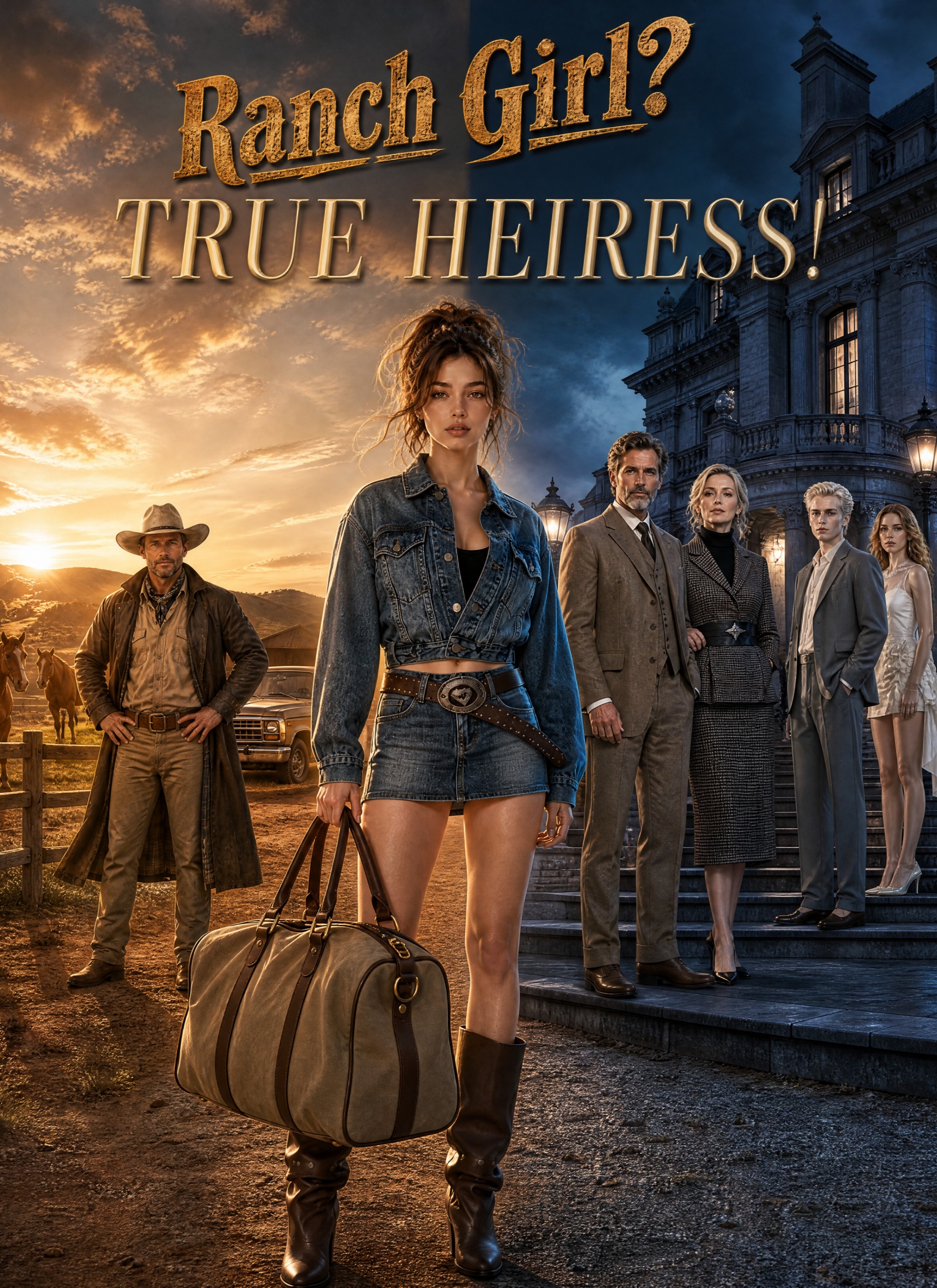 Ranch Girl？True Heiress！ cover poster