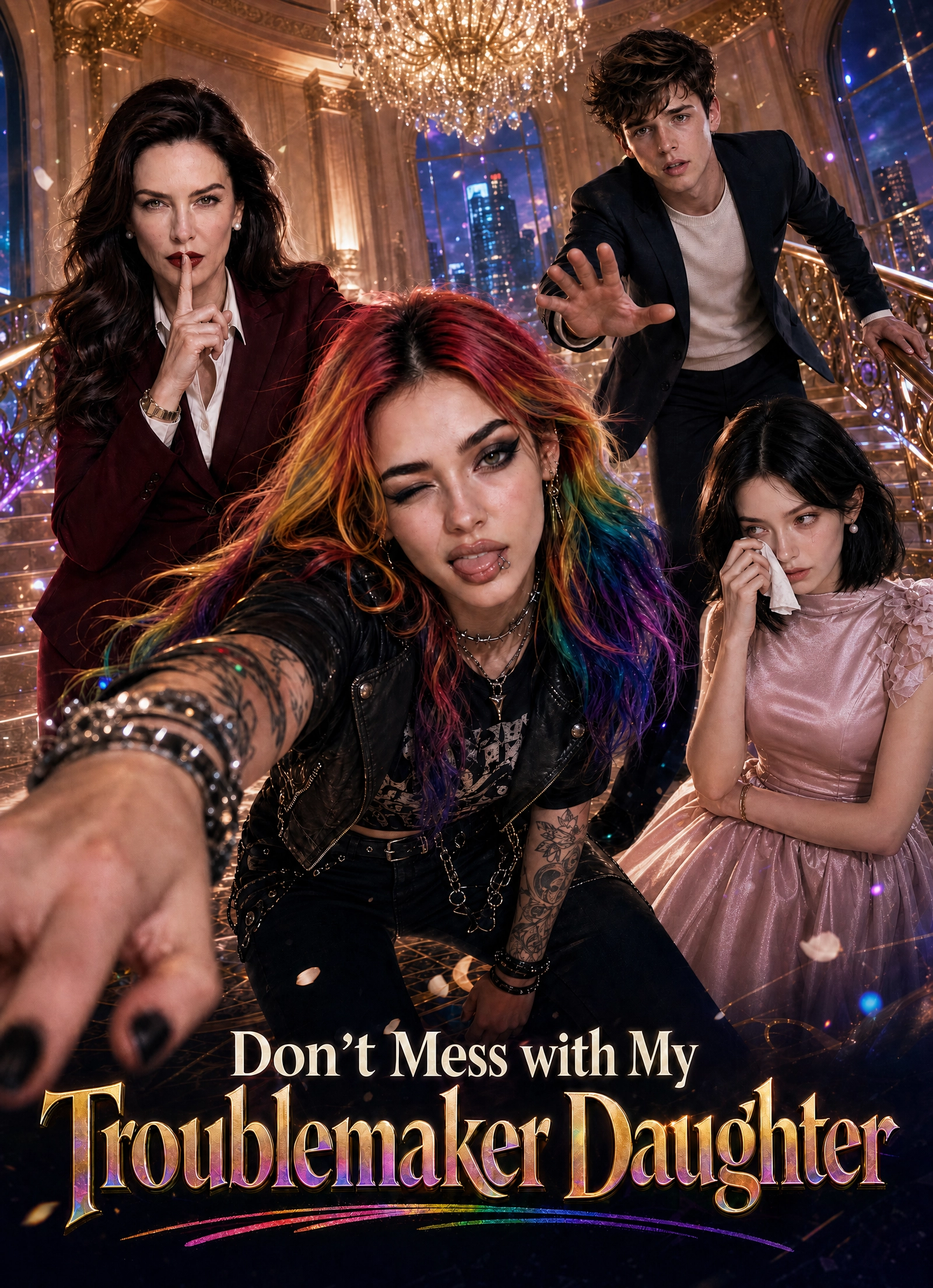 Don’t Mess with My Troublemaker Daughter cover poster