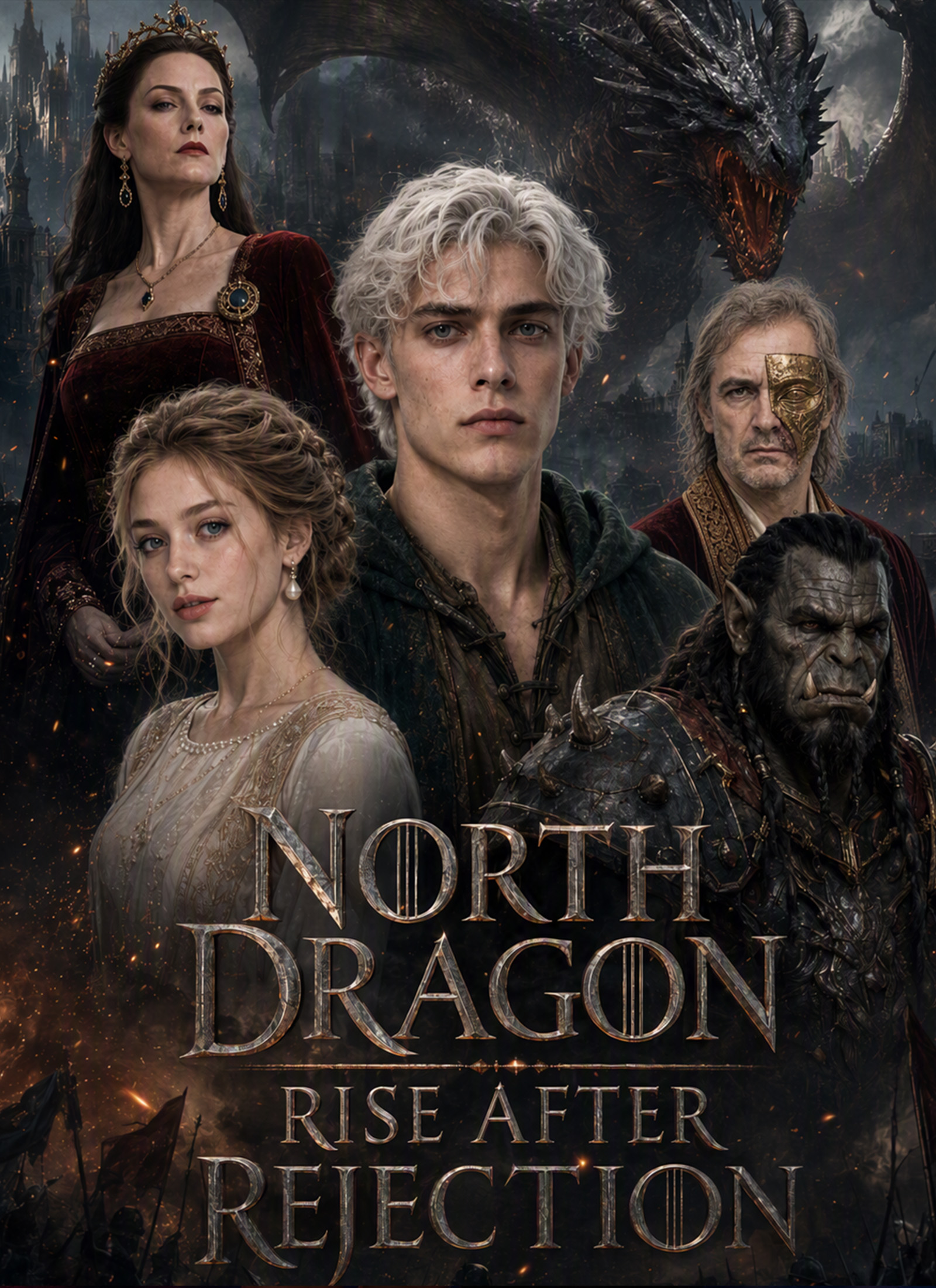 North Dragon Rise After Rejection cover poster