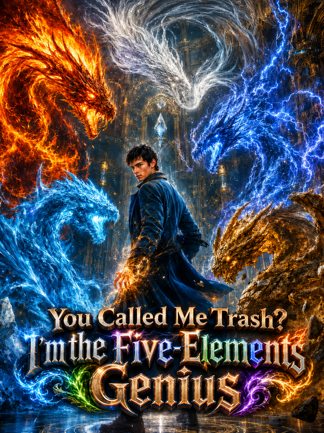 You Called Me Trash? I'm the Five-Elements Genius！ cover poster