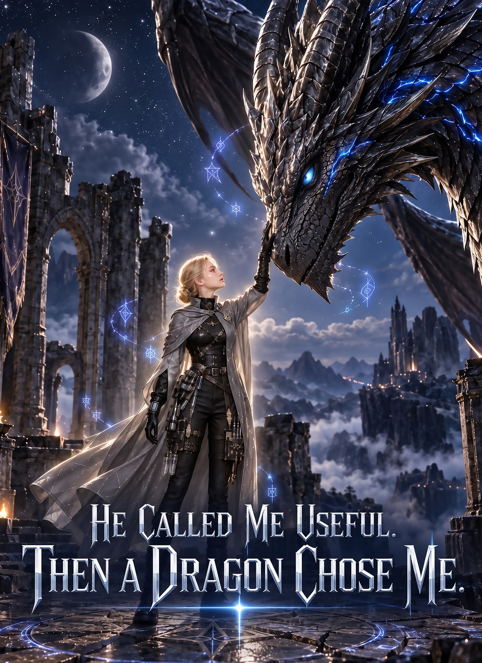 He Called Me Useful. Then a Dragon Chose Me. cover poster