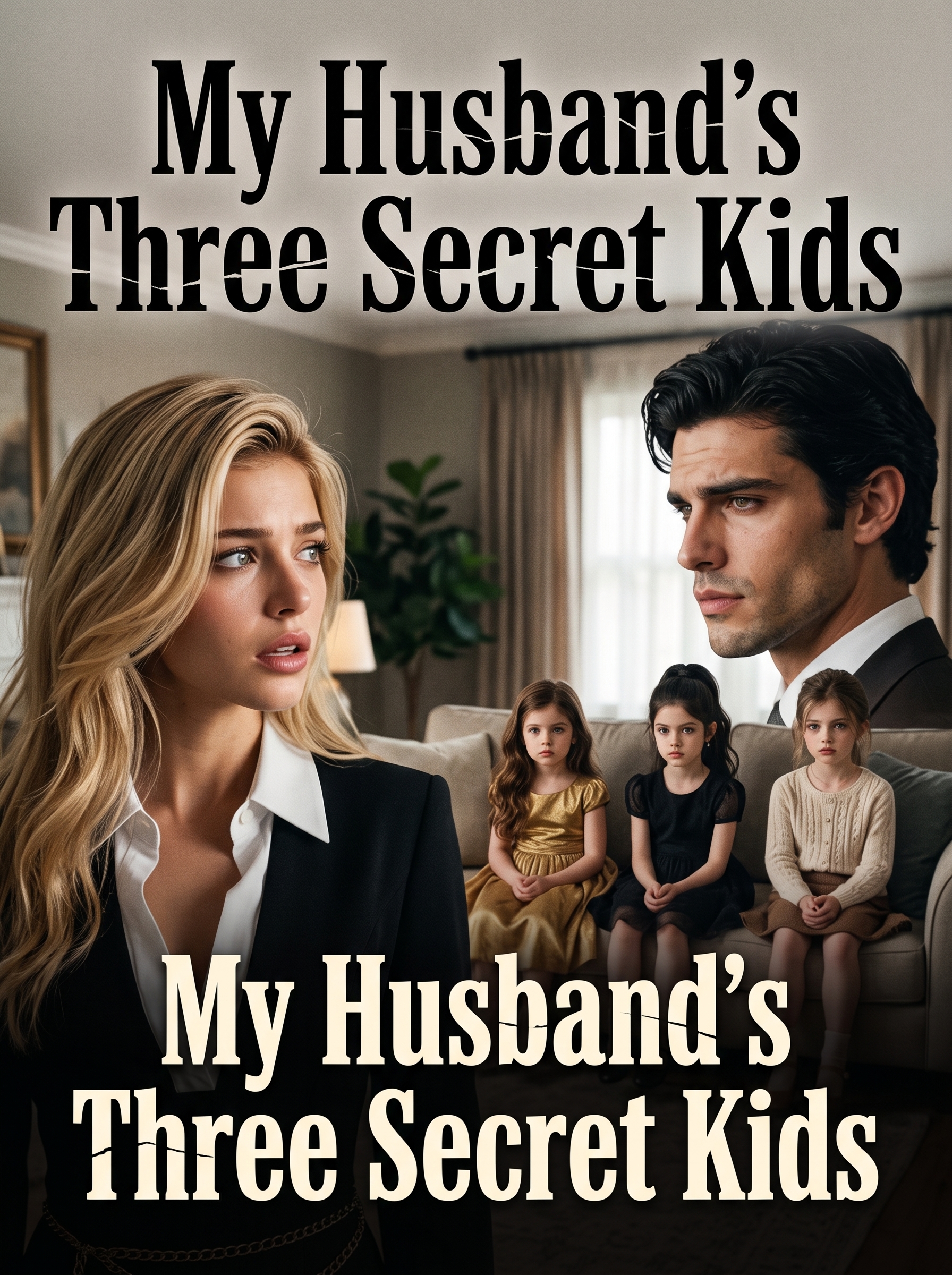 My Husband’s Three Secret Kids cover poster