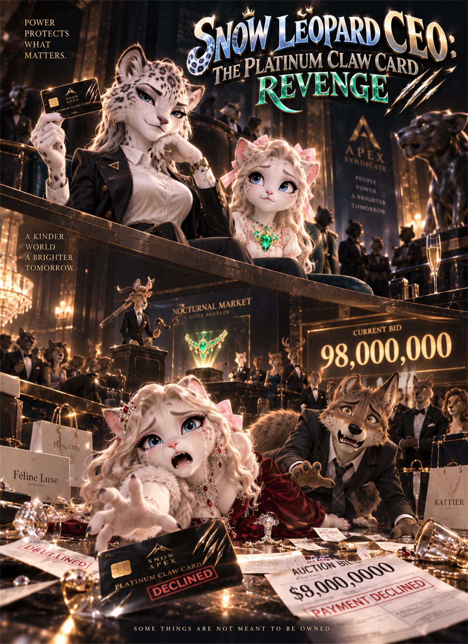 Snow Leopard CEO: The Platinum Claw Card Revenge cover poster