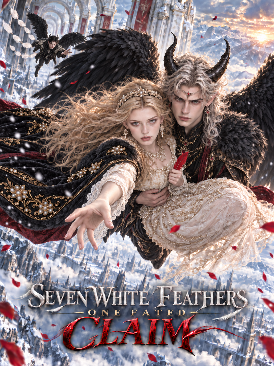 Seven White Feathers, One Fated Claim cover poster