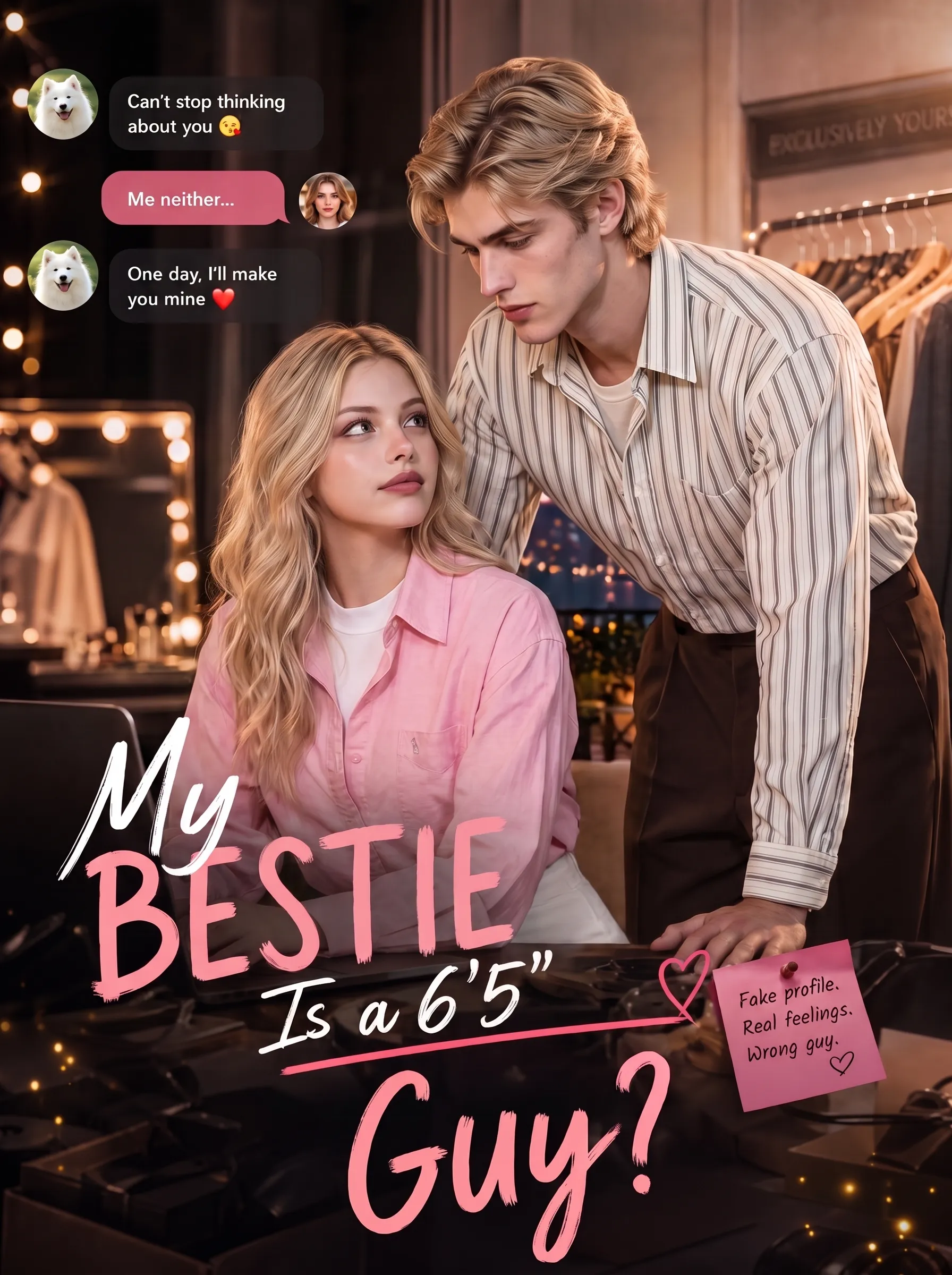 My Bestie Is a 6'5" Guy？ cover poster